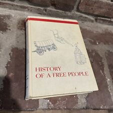 History of a Free People History Textbook Hardcover Book 1958 MacMillan Company comprar usado  Enviando para Brazil