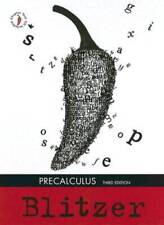 Precalculus hardcover blitzer for sale  Montgomery