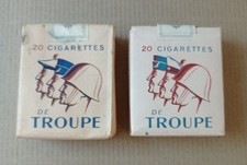 Paquets cigarettes troupes d'occasion  Hondschoote