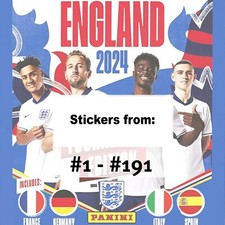 Panini england 2024 usato  Italia