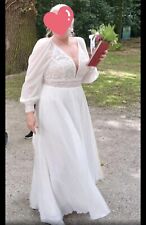 Brautkleid 44 46 gebraucht kaufen  Westoverledingen