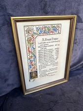 Vintage framed illuminated for sale  LEVEN