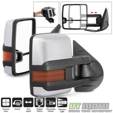 Usado, [Estilo 2015]2007-2013 Silverado Sierra Power+Aquecido+Sinal LED Espelho de Reboque Cromado comprar usado  Enviando para Brazil