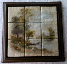 Wand fliesenbild seenlandschaf gebraucht kaufen  Völklingen