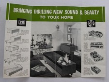 Móveis Pye Hi Fi e G-Plan, folheto vintage, década de 1960 comprar usado  Enviando para Brazil
