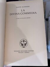 Dante alighieri. divina usato  Roma