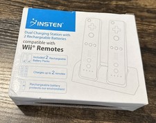 Estação de carregamento dupla Insten com 2 baterias recarregáveis para Wii Remote MD33, usado comprar usado  Enviando para Brazil
