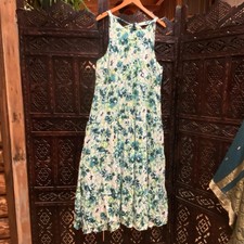 Vestido tórrido plus size 2x aquarela floral gaze halter verde boho feminino novo sem etiquetas comprar usado  Enviando para Brazil