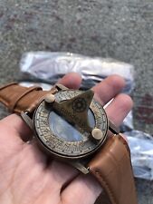 Relógio de pulso bússola relógio de sol bronze marítimo presentes náuticos perfeitos masculino steampunk comprar usado  Enviando para Brazil