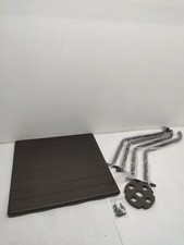 Używany, Stół ogrodowy Relaxdays wygląd drewna, kwadratowy, wys. x szer. x gł.: 75 x 61 x 61 cm, stół balkonowy na sprzedaż  PL