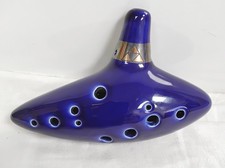 Blue ceramic ocarina for sale  MALDON