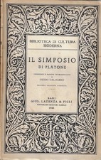 Platone..il simposio usato  Italia