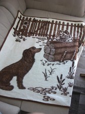 Kuscheldecke braun weiß gebraucht kaufen  Selb