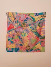 Foulard seta dipinto usato  Reggio Emilia