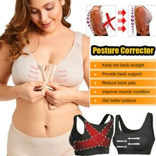 Sutiã corretor de postura feminino suporte traseiro sem fio elevador fechamento frontal sutiã A~D comprar usado  Enviando para Brazil