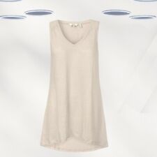 Camiseta feminina Ex Fat Face Landstone linho sem mangas em algodão semente comprar usado  Enviando para Brazil