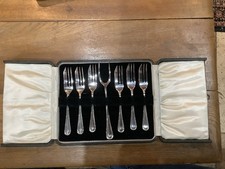 silver cake forks for sale  PERSHORE