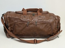 Leather overnight duffle for sale  Mount Laurel