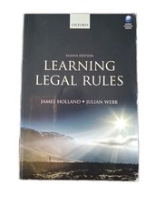 Learning legal rules for sale  LOUGHBOROUGH