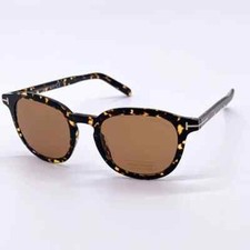 Óculos de sol Tom Ford Pax TF816 52E armação redonda de plástico tartaruga 51-21-145 Pax comprar usado  Enviando para Brazil
