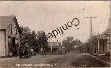 Foto real pública quadrada loja de vagões de cavalo Cherubusco Clinton NY RPPC RP I-532 comprar usado  Enviando para Brazil