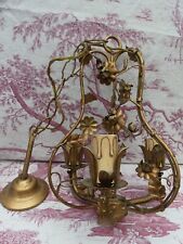 Lustre métal doré d'occasion  Expédié en Belgium