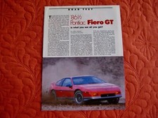 1986 pontiac fiero for sale  Tucson