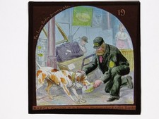 Glass magic lantern for sale  SOUTH MOLTON