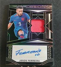 Camiseta Panini Obsidian Soccer Jesus Ferreira 2023-24 prata autografada #118/199 EUA comprar usado  Enviando para Brazil