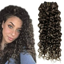 Extensões de cabelo longo encaracolado cabelo humano destaques cabelo loiro natural tecido 100g comprar usado  Enviando para Brazil