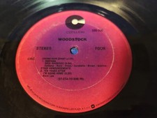 WOODSTOCK VINYL RECORD LP (DISC 2 ONLY, NO COVER) THE WHO, CROSBY STILLS, NASH + comprar usado  Enviando para Brazil
