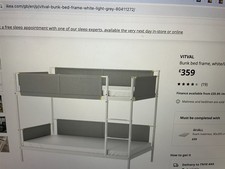 Ikea vitval bunk for sale  TONBRIDGE