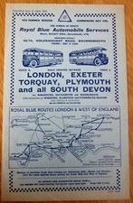 Coach timetable sheet for sale  ANDOVER
