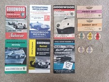 Goodwood revival racecard for sale  CHICHESTER