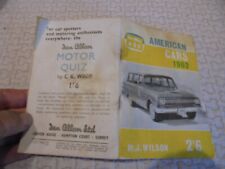 1962 american cars d'occasion  Expédié en Belgium