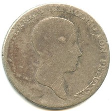 Allemagne prusse reichsthaler d'occasion  Lyon IV
