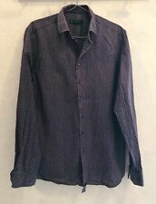 Chemise violette fleurs d'occasion  Bourg-de-Thizy