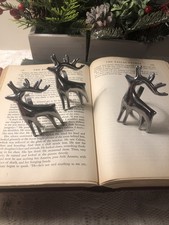 Metal silver deer for sale  Princeton
