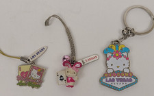 Lote de 3 chaveiros Sanrio Hello Kitty Las Vegas bolsa celular bolsa charme, usado comprar usado  Enviando para Brazil