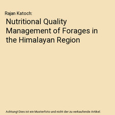Nutritional quality management gebraucht kaufen  Trebbin