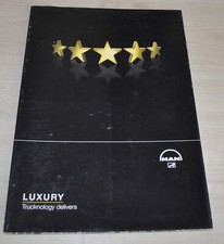 Używany, MAN TGA Exclusiv 5-gwiazdkowy luksusowa ciężarówka Brochure Broszura Broszura Plakat ENG na sprzedaż Używany, MAN TGA Exclusiv 5-gwiazdkowy luksusowa ciężarówka Brochure Broszura Broszura Plakat ENG na sprzedaż  PL