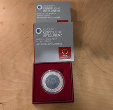 Austria 2019 25 Euro Silver Niobium Coin - Artificial Intelligence / KI na sprzedaż  PL