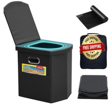 Inodoro Portatil XL Inodoro Portatil Mejorado para Adultos Camping Alto Viajes comprar usado  Enviando para Brazil