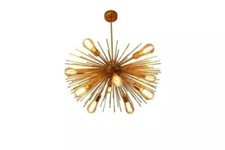 Candelabros Sputnik meados do século metal brilhante montagem embutida pingente iluminação comprar usado  Enviando para Brazil