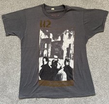 Camiseta concerto original 1984 vintage U2 Unforgettable Fire Tour tamanho XL tela estrelas, usado comprar usado Camiseta concerto original 1984 vintage U2 Unforgettable Fire Tour tamanho XL tela estrelas, usado comprar usado  Enviando para Brazil