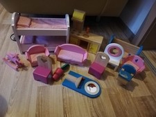 Puppenhaus holzmöbel sammlung gebraucht kaufen  Bergen