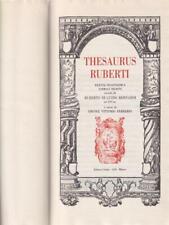 Thesaurus ruberti guido usato  Italia