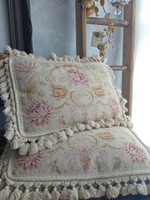 Pair vintage needlepoint for sale  SUDBURY