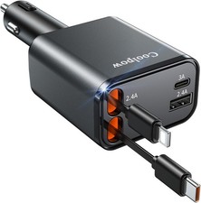 Retractable car charger for sale  Elmer