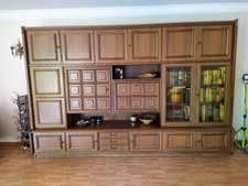 Klassische schrankwand nussbau gebraucht kaufen  Lentföhrden